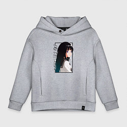 Толстовка оверсайз детская Эру Читанда Hyouka, цвет: меланж