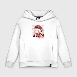 Толстовка оверсайз детская Klee, цвет: белый