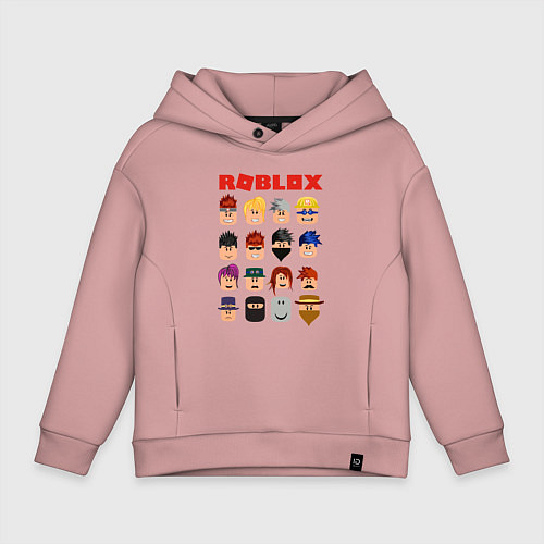 Детское худи оверсайз ROBLOX / Пыльно-розовый – фото 1