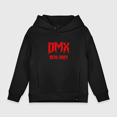 Детское худи оверсайз DMX - Rest In Peace / Черный – фото 1