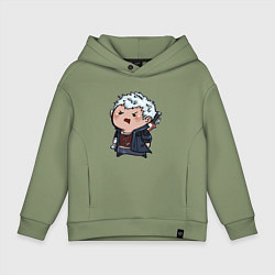 Толстовка оверсайз детская Baby Nero, цвет: авокадо