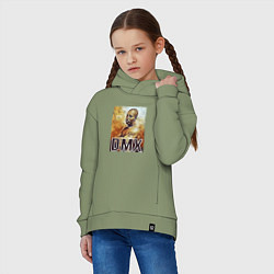 Толстовка оверсайз детская DMX on Fire, цвет: авокадо — фото 2