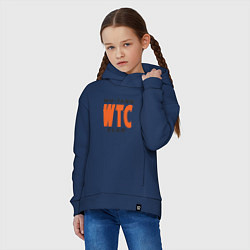 Толстовка оверсайз детская Wu-Tang WTC, цвет: тёмно-синий — фото 2