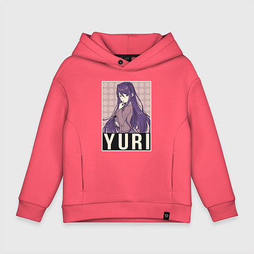 Детское худи оверсайз Yuri / Коралловый – фото 1