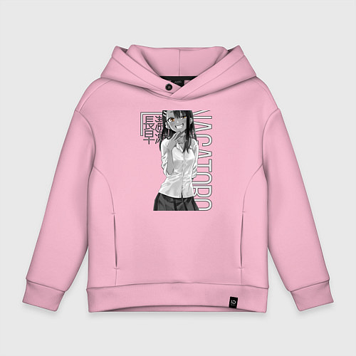 Детское худи оверсайз Хаясэ Нагаторо / Светло-розовый – фото 1