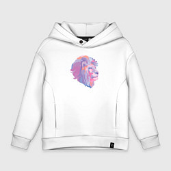 Детское худи оверсайз Голова льва