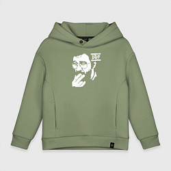 Толстовка оверсайз детская DDT Юрий Шевчук, цвет: авокадо