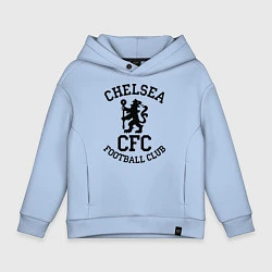 Толстовка оверсайз детская Chelsea CFC, цвет: мягкое небо