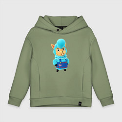 Толстовка оверсайз детская ИзаBEL, цвет: авокадо