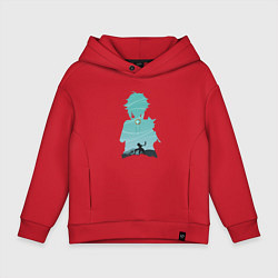 Толстовка оверсайз детская Xiao Сяо, цвет: красный