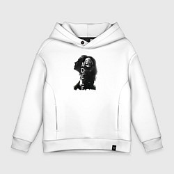 Толстовка оверсайз детская Профиль Adele, цвет: белый