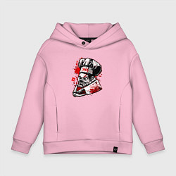 Толстовка оверсайз детская DOTA 2 ПУДЖ PUDGE, цвет: светло-розовый