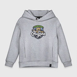 Толстовка оверсайз детская Kane County Cougars - baseball team, цвет: меланж