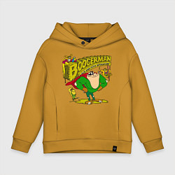 Толстовка оверсайз детская Boogermаn, цвет: горчичный