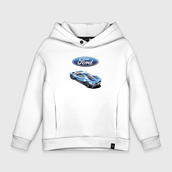 Детское худи оверсайз Ford Motorsport Racing team