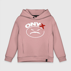 Толстовка оверсайз детская Onyх, цвет: пыльно-розовый