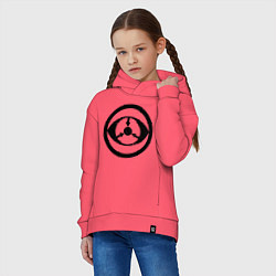 Толстовка оверсайз детская Эта-10, цвет: коралловый — фото 2