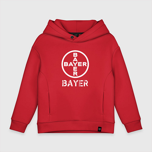 Детское худи оверсайз BAYER Bayer / Красный – фото 1