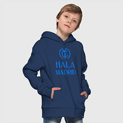 Толстовка оверсайз детская Hala - Real Madrid, цвет: тёмно-синий — фото 2
