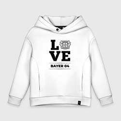 Толстовка оверсайз детская Bayer 04 Love Классика, цвет: белый