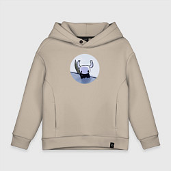 Толстовка оверсайз детская Он тебе не милашка Hollow Knight, цвет: миндальный