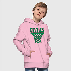 Толстовка оверсайз детская Celtics Dunk, цвет: светло-розовый — фото 2