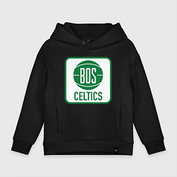 Толстовка оверсайз детская Bos Celtics, цвет: черный