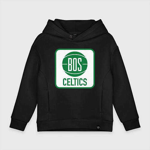 Детское худи оверсайз Bos Celtics / Черный – фото 1