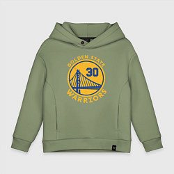 Толстовка оверсайз детская GS Warriors, цвет: авокадо