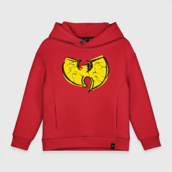Толстовка оверсайз детская Style Wu-Tang, цвет: красный