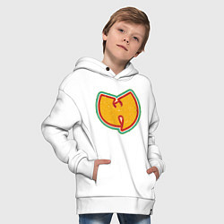 Толстовка оверсайз детская Wu-Tang Colors, цвет: белый — фото 2