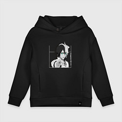 Толстовка оверсайз детская УлькиорраUlquiorra, цвет: черный