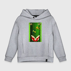 Толстовка оверсайз детская Zitz & Pimple go down, цвет: меланж