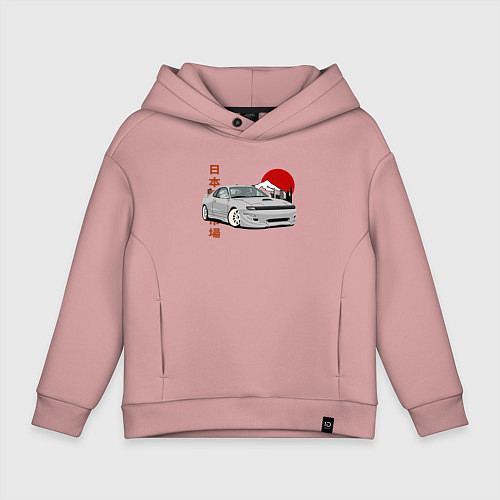 Детское худи оверсайз Celica gt-four st183 JDM / Пыльно-розовый – фото 1