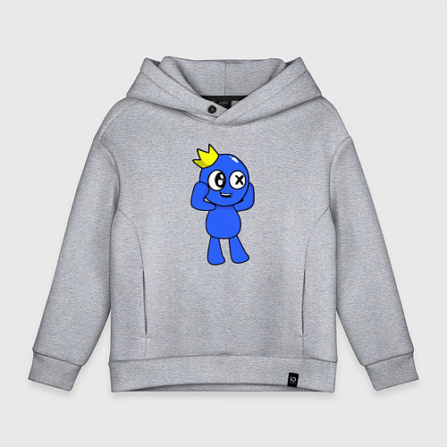 Детское худи оверсайз Rainbow Friends / Меланж – фото 1