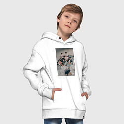 Толстовка оверсайз детская Stray Kids Maxident, цвет: белый — фото 2