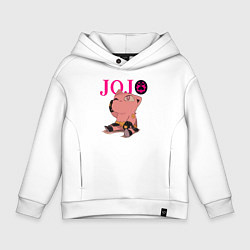 Толстовка оверсайз детская The little Killer Queen - joke, цвет: белый