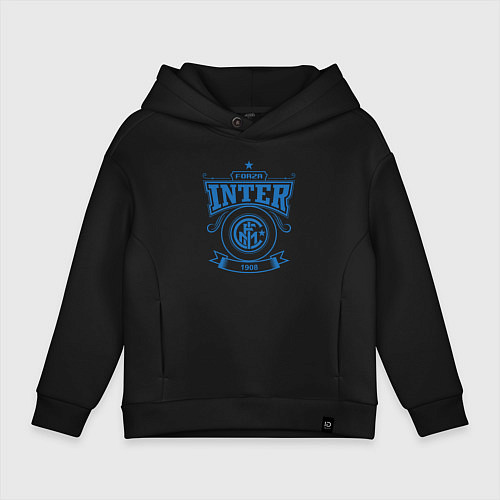 Детское худи оверсайз Forza Inter / Черный – фото 1