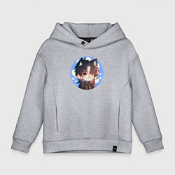 Толстовка оверсайз детская Blade Honkai star rail, цвет: меланж