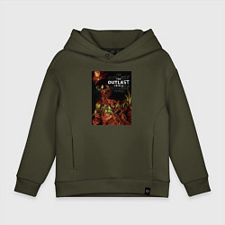 Толстовка оверсайз детская The Outlast Trials Лиланд Койл, цвет: хаки