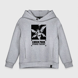 Толстовка оверсайз детская LP Hybrid Theory, цвет: меланж