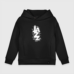 Толстовка оверсайз детская Jazz Styles BW1, цвет: черный