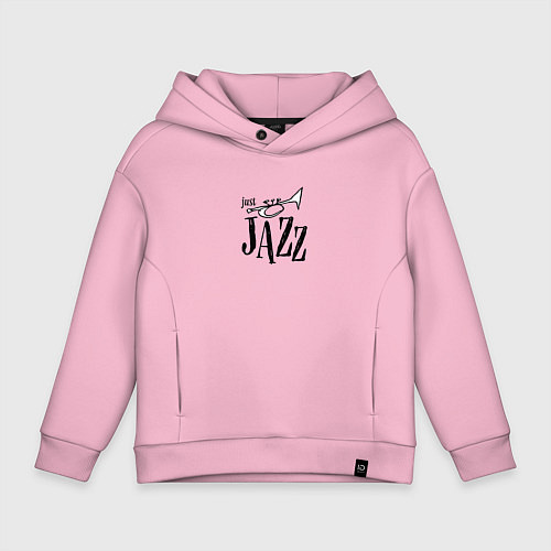 Детское худи оверсайз Just Jazz / Светло-розовый – фото 1