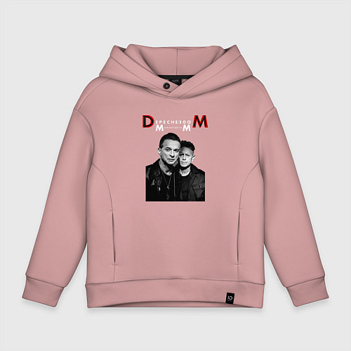 Детское худи оверсайз Depeche Mode 2023 Memento Mori - Dave & Martin 09 / Пыльно-розовый – фото 1