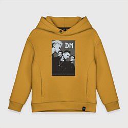 Толстовка оверсайз детская Depeche Mode 90 Violator, цвет: горчичный