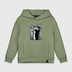 Толстовка оверсайз детская Depeche Mode - Dave Gahan by Anton Corbijn, цвет: авокадо