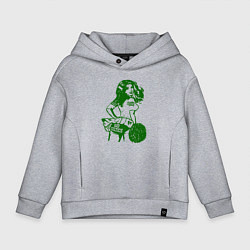 Толстовка оверсайз детская Go Celtics, цвет: меланж