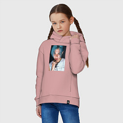 Толстовка оверсайз детская Felix Rock Star Stray Kids, цвет: пыльно-розовый — фото 2