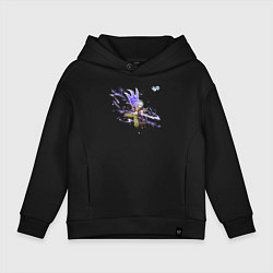 Толстовка оверсайз детская Рэйзор из Геншин Импакт, цвет: черный