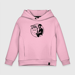 Толстовка оверсайз детская Jazz lover, цвет: светло-розовый